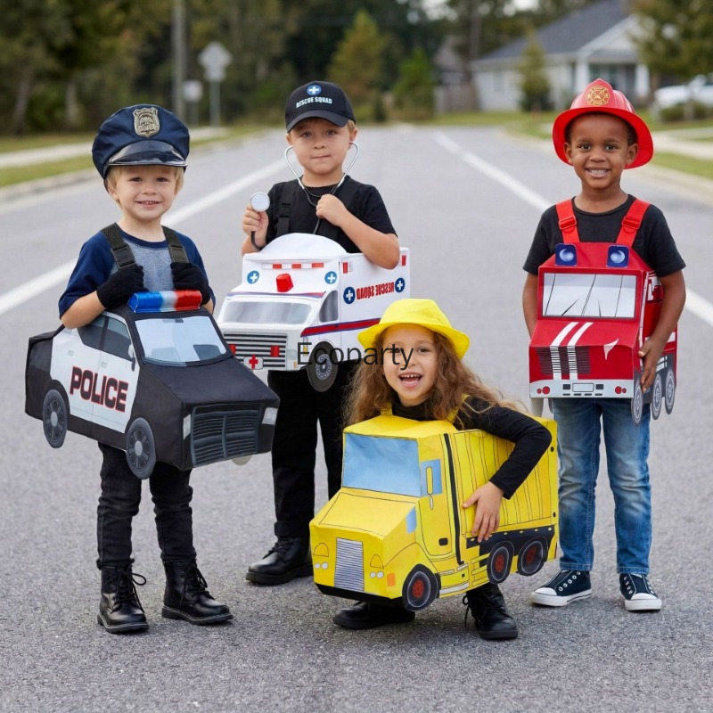 Kids Funny Fire Engine Ambulan - Cosplay Fire Prop review and price