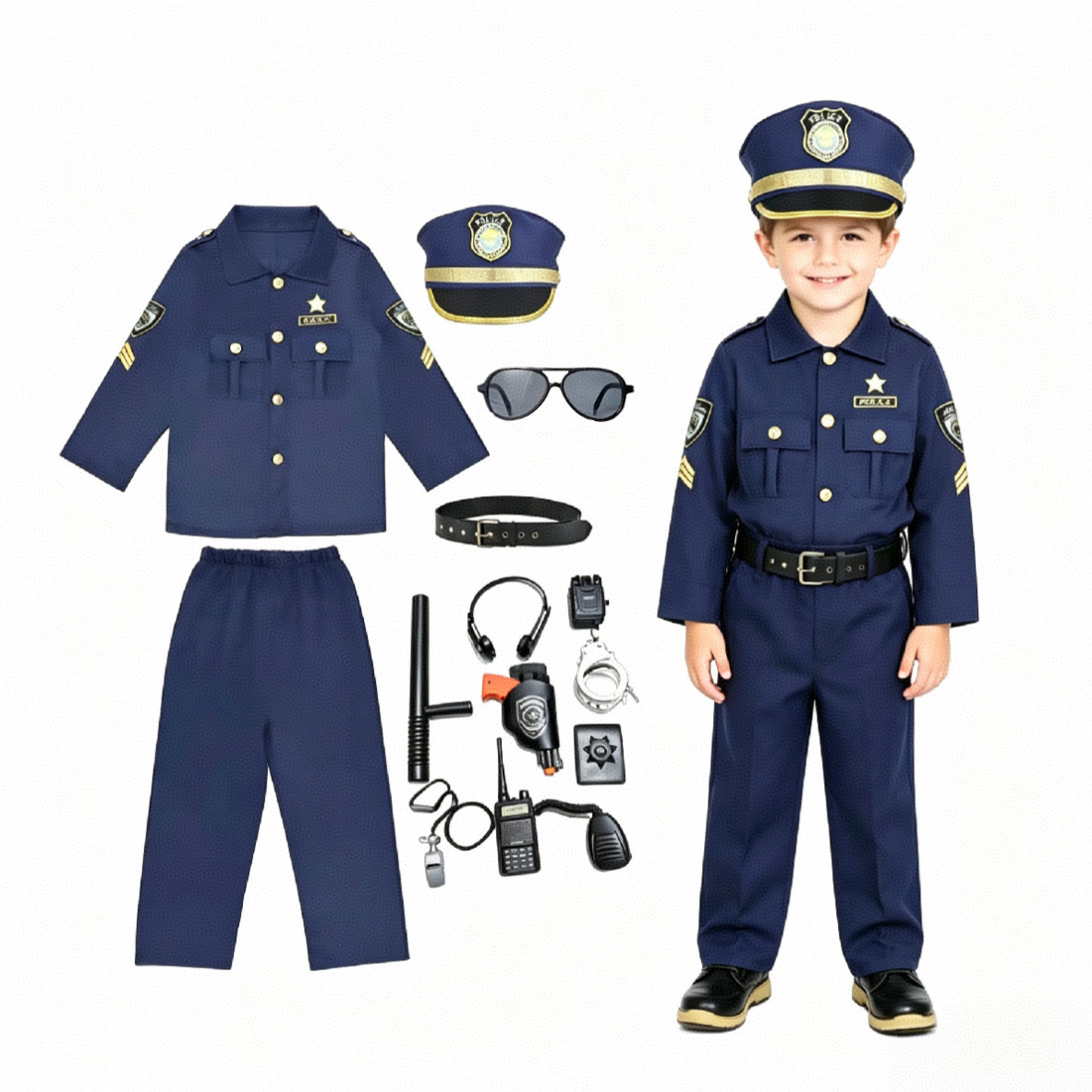 Children Officer Cosplay Outfi - Cosplay Prop Kit review and price