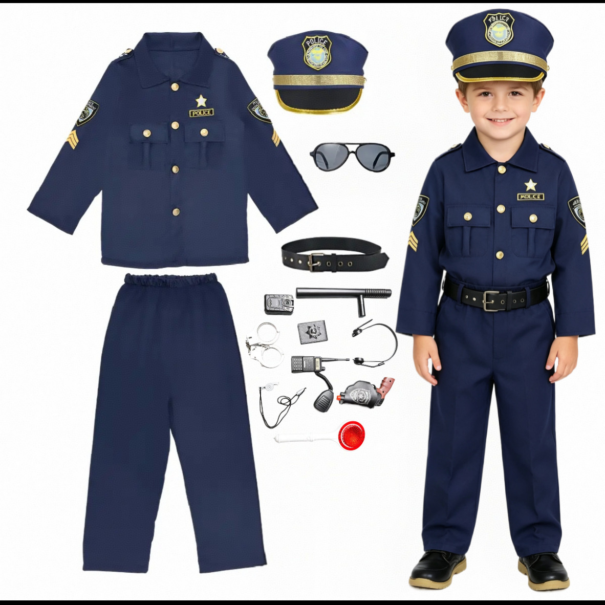 Children Officer Cosplay Outfi - Cosplay Prop Kit review and price