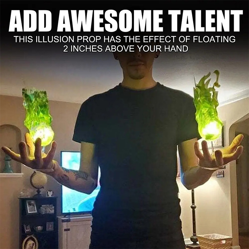 Halloween Floating Fireball Pr - Cosplay Fireball Prop review and price
