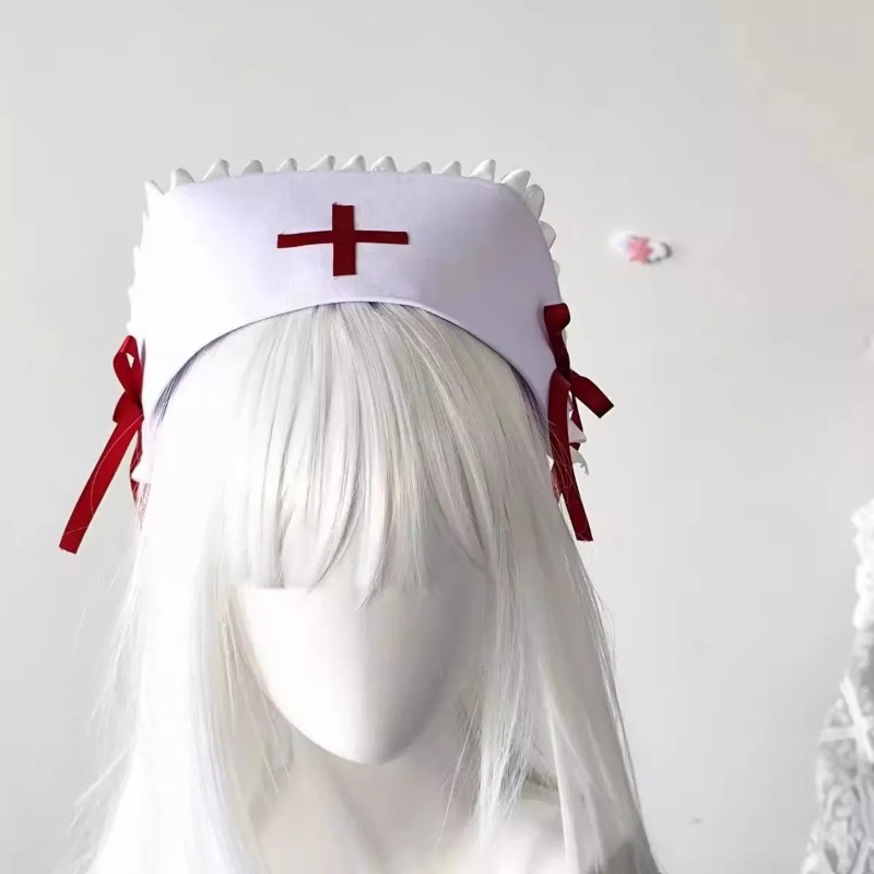 New Y2K Gothic Dark Punk Nurse - Cosplay Prop Bow review and price