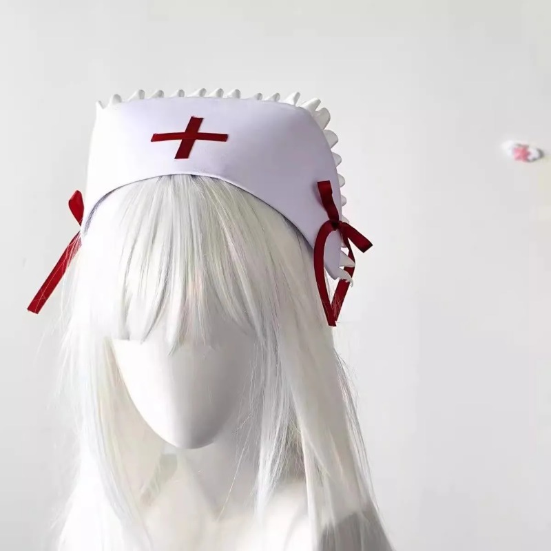 New Y2K Gothic Dark Punk Nurse - Cosplay Prop Bow review and price