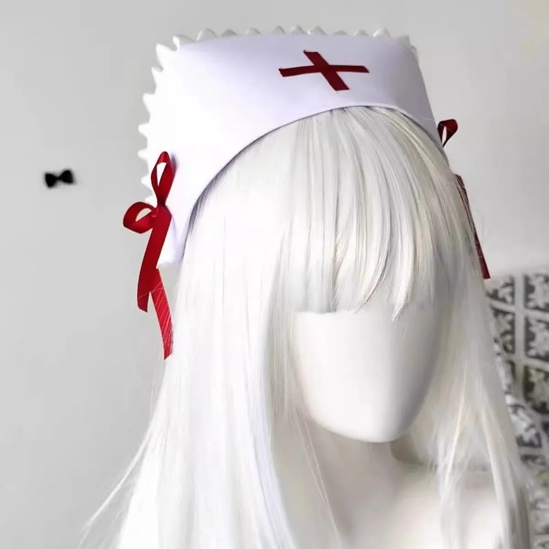 New Y2K Gothic Dark Punk Nurse - Cosplay Prop Bow review and price