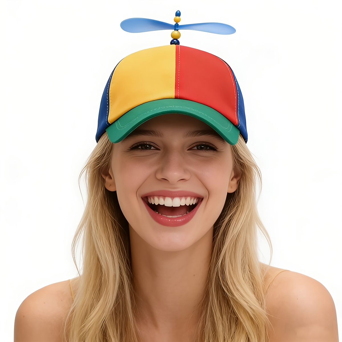 Funny Multicolor Propeller Hat - Cosplay Fireball Prop review and price