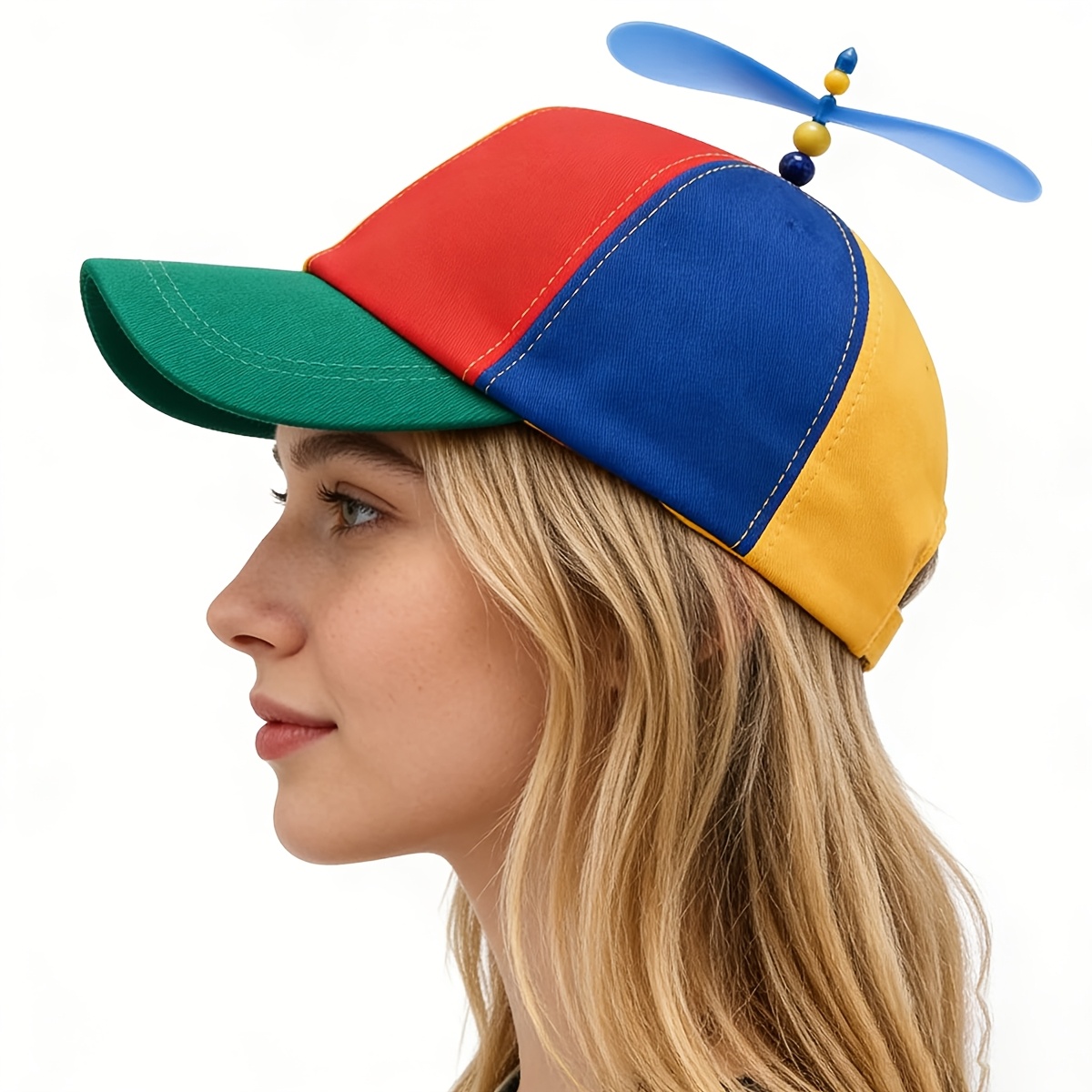 Funny Multicolor Propeller Hat - Cosplay Fireball Prop review and price