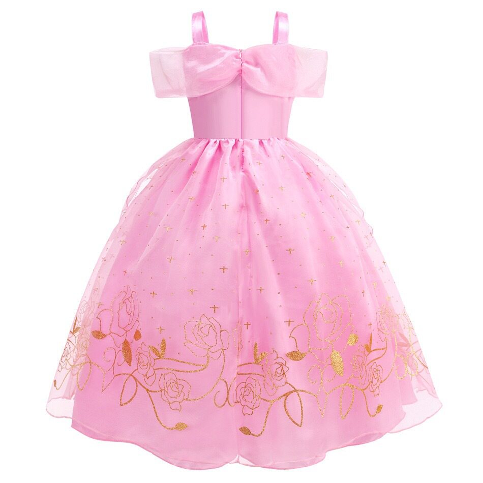 Girls Pink Princess Dress Off  - Cosplay Prop Bow review and price